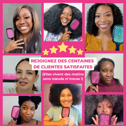 BOOBRUSH BROSSE DÉMÊLANTE ANTI-CASSE